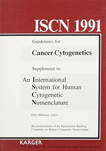 Cover for Iscn 1991: Guidelines for Cancer Cytogentics 