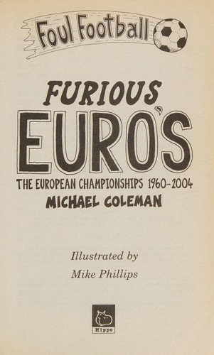 Cover for Furious Euro's (The European Championship 1960-2004) (Foul Football)