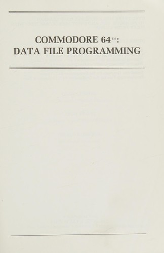 Cover for Commodore 64