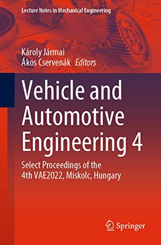 Cover for Vehicle and Automotive Engineering 4