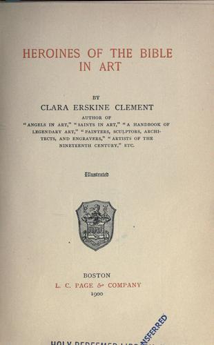 Cover for Heroines of the Bible in art