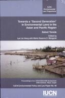Cover for Towards A Second Generation In Environmental Laws In The Asian And Pacific Region