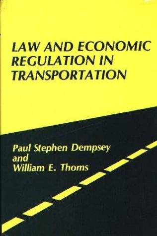 Cover for Law and economic regulation in transportation