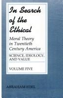 Cover for In search of the ethical