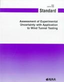 Cover for Assessment of Experimental Uncertainty With Application to Wind Tunnel Testing