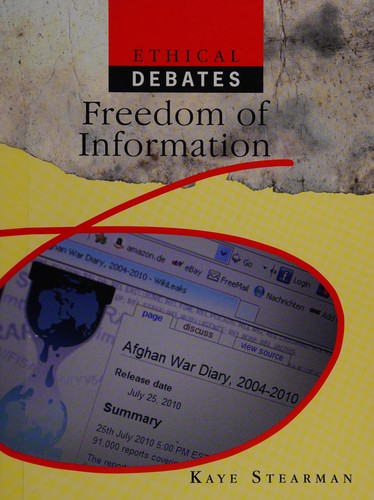 Cover for Freedom of information
