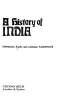 Cover for A history of India