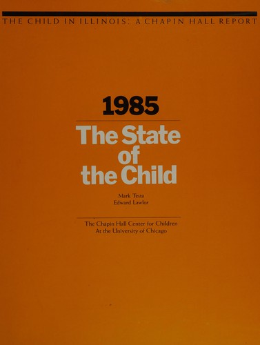 Cover for State of the Child, 1985
