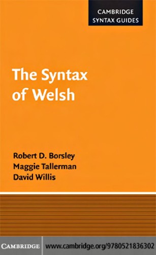 Cover for SYNTAX OF WELSH.