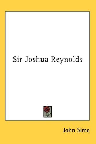 Cover for Sir Joshua Reynolds
