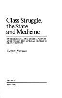 Cover for Class struggle, the state, and medicine