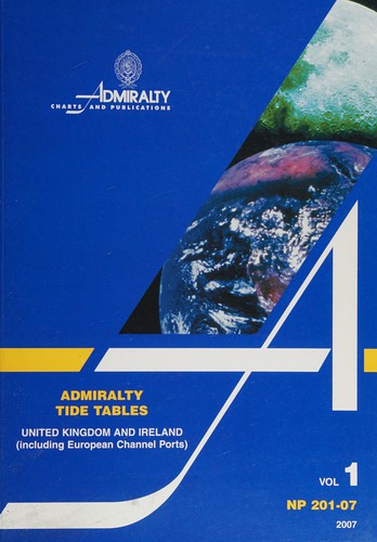 Cover for Admiralty tide tables