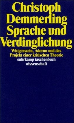 Cover for Sprache und Verdinglichung
