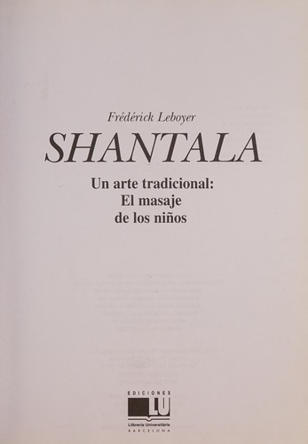 Cover for Shantala (Spanish Edition)
