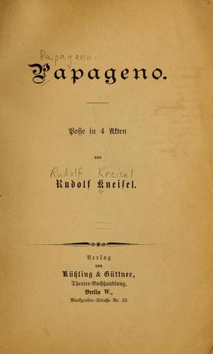 Cover for Papageno