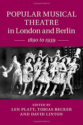 Cover for Popular Musical Theatre in London and Berlin