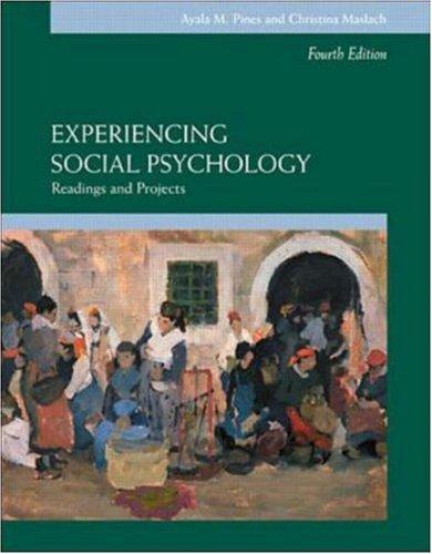 Cover for Experiencing Social Psychology