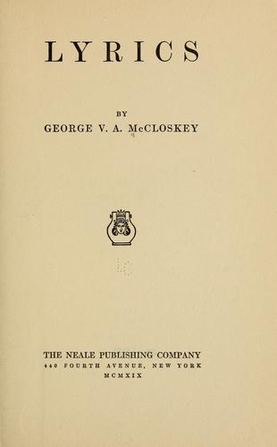 Cover for Lyrics
