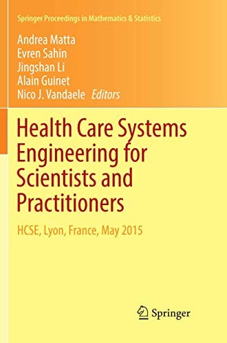 Cover for Health Care Systems Engineering for Scientists and Practitioners