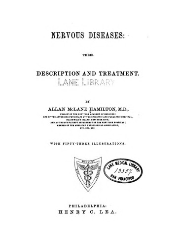 Cover for Nervous Diseases: Their Description and Treatment