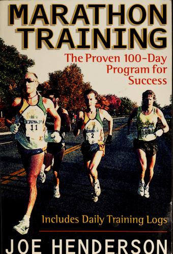 Cover for Marathon training
