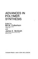 Cover for Advances in polymer synthesis