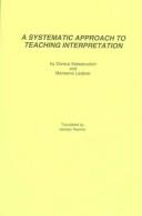 Cover for A Systematic Approach to Teaching Interpretation