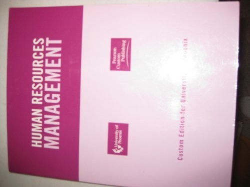 Cover for Human Resources Management