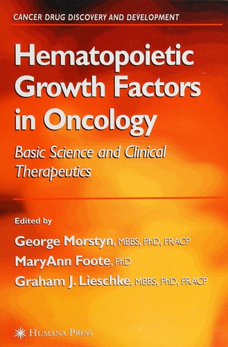 Cover for Hematopoietic growth factors in oncology