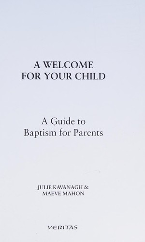 Cover for A welcome for your child