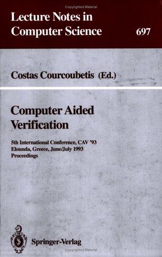 Cover for Computer Aided Verification