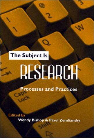 Cover for The subject is research