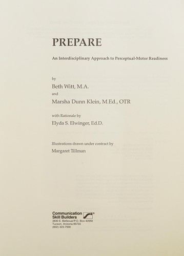 Cover for Prepare