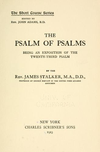 Cover for The Psalm of Psalms