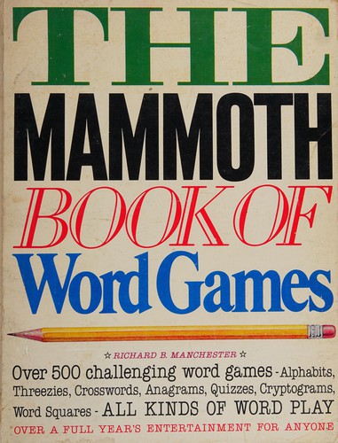 Cover for Mammoth book of word games