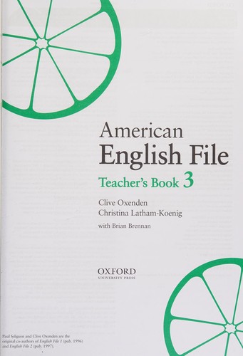 Cover for American English file.