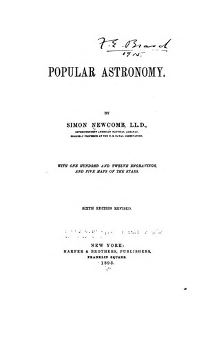 Cover for Popular Astronomy
