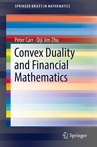 Cover for Convex Duality and Financial Mathematics