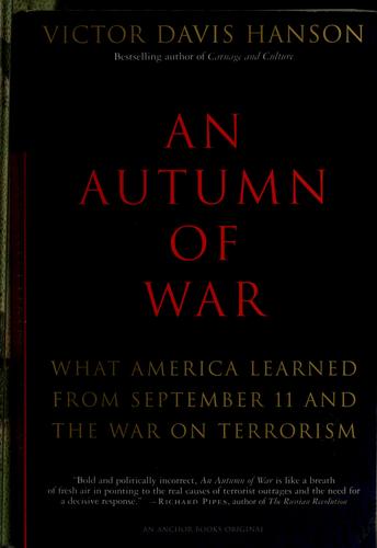 Cover for An autumn of war