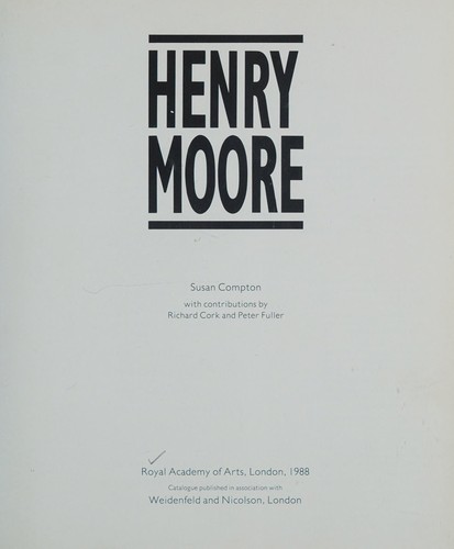 Cover for Henry Moore