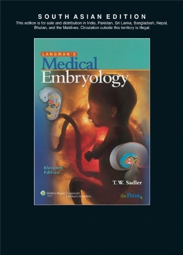 Cover for Langman's Medical embryology
