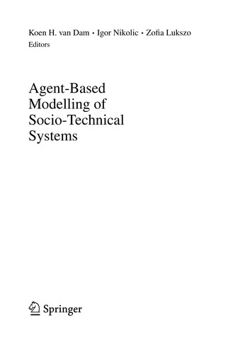 Cover for Agent-Based Modelling of Socio-Technical Systems