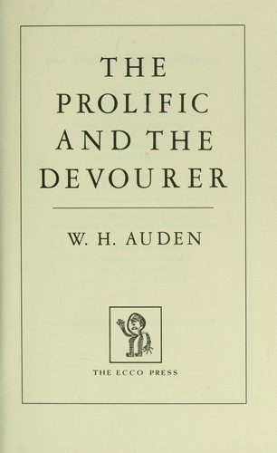 Cover for The prolific and the devourer