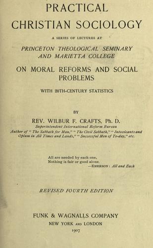 Cover for Practical Christian sociology