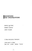 Cover for Innovations and organizations