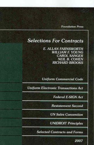 Cover for Selections For Contracts 2007 Edition