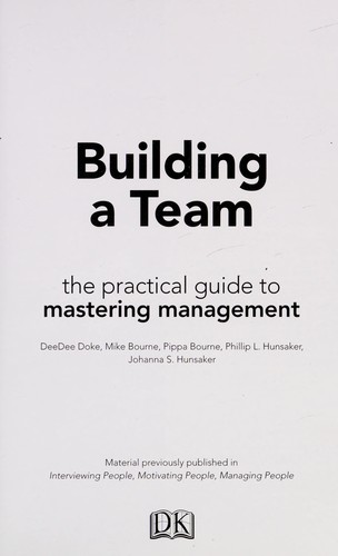 Cover for Building a team