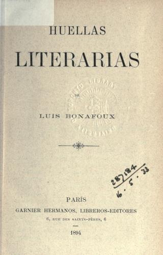 Cover for Huellas literarias.