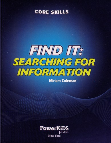 Cover for Find it