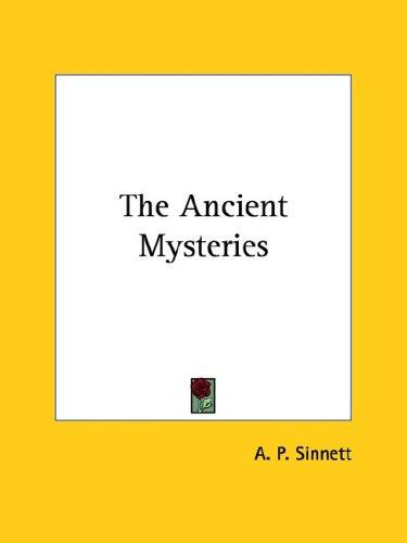 Cover for The Ancient Mysteries
